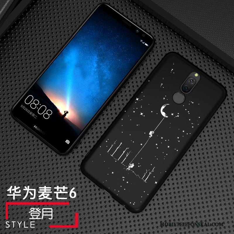 Huawei Mate 10 Lite Fallskydd Skal Telefon Kreativa Nubuck Skärmskydd Film Härdning Fodral