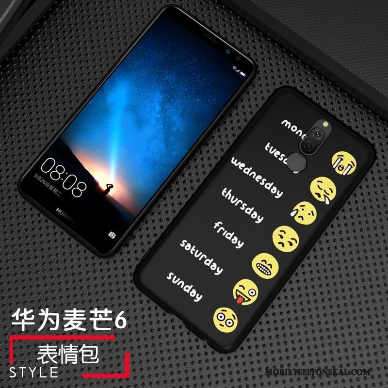 Huawei Mate 10 Lite Fallskydd Skal Telefon Kreativa Nubuck Skärmskydd Film Härdning Fodral