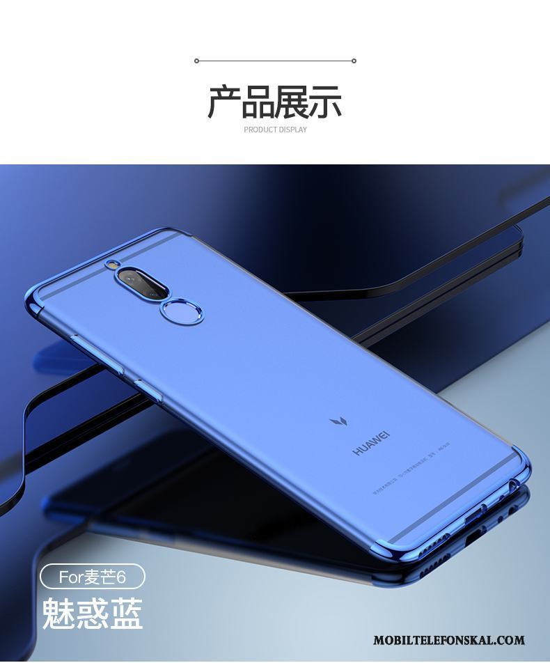 Huawei Mate 10 Lite Fodral Mjuk Skal Telefon Guld Silikon Transparent