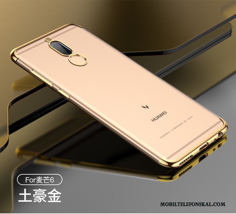 Huawei Mate 10 Lite Fodral Mjuk Skal Telefon Guld Silikon Transparent