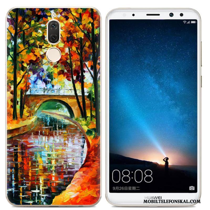 Huawei Mate 10 Lite Fodral Skal Mobil Telefon Transparent Silikon Färg Trend