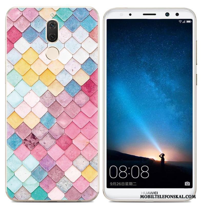 Huawei Mate 10 Lite Fodral Skal Mobil Telefon Transparent Silikon Färg Trend