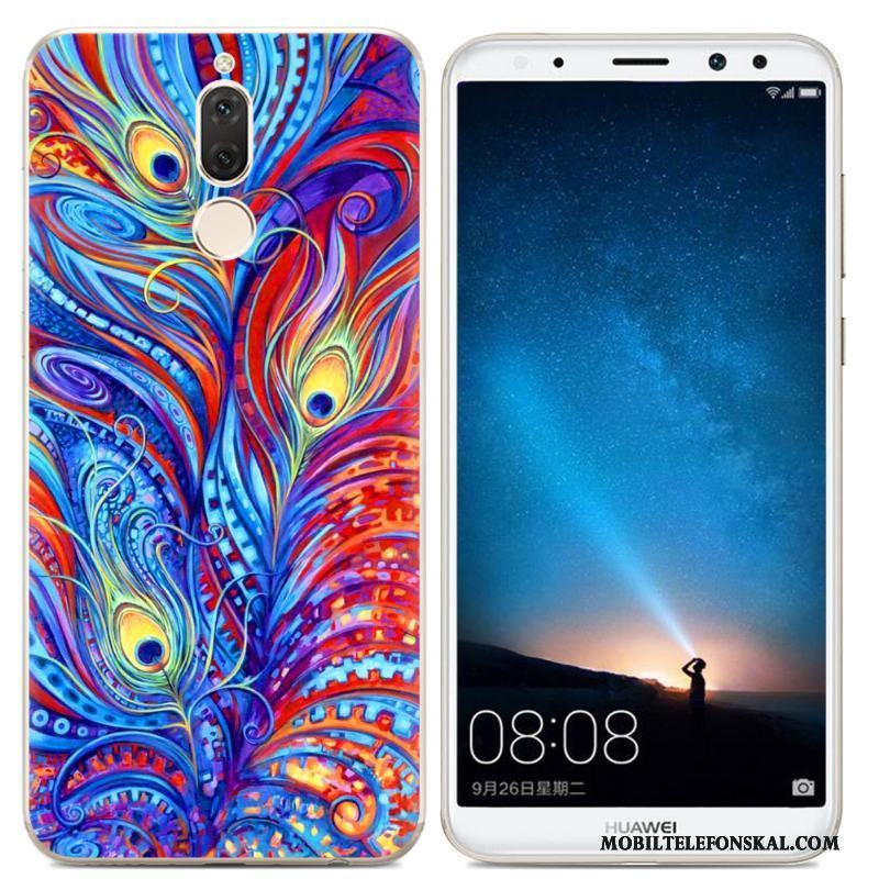 Huawei Mate 10 Lite Fodral Skal Mobil Telefon Transparent Silikon Färg Trend