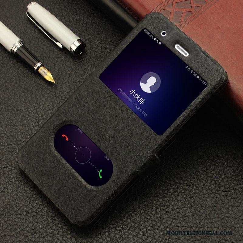 Huawei Mate 10 Lite Läderfodral All Inclusive Guld Skal Telefon Mobil Telefon Skydd Clamshell