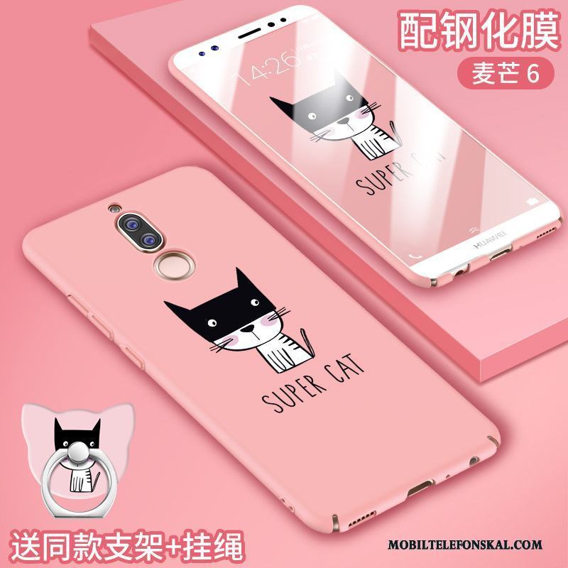 Huawei Mate 10 Lite Skal Rosa Silikon Vacker Slim All Inclusive Personlighet Fallskydd