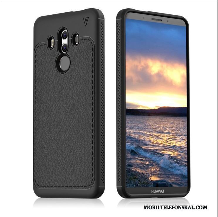 Huawei Mate 10 Lite Skal Telefon Fodral Skydd Röd Silikon Fallskydd