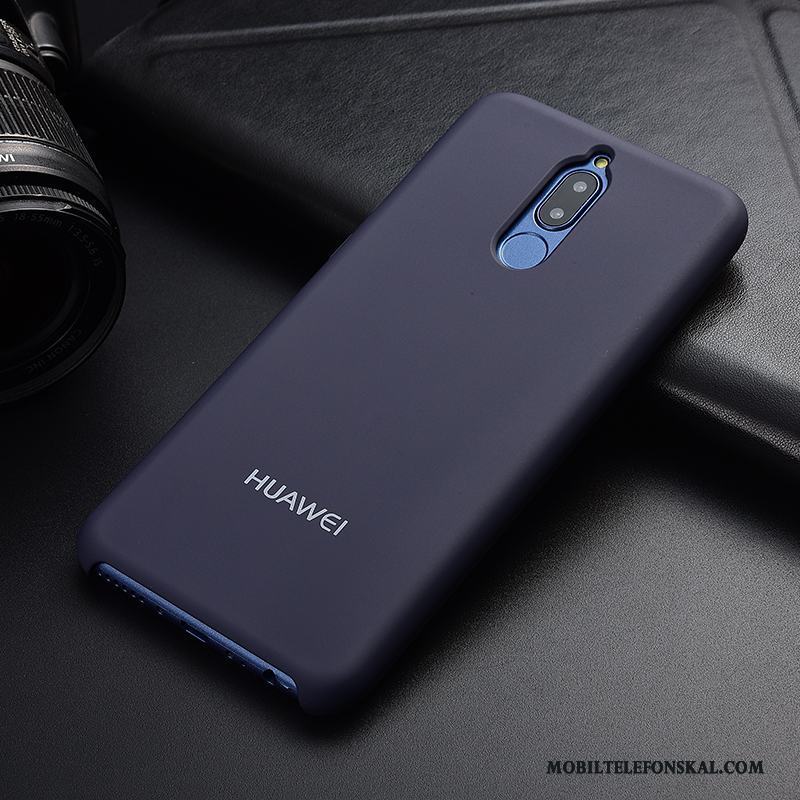 Huawei Mate 10 Lite Skal Telefon Mjuk Trend Svart Nubuck Silikon Fallskydd