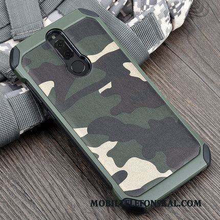 Huawei Mate 10 Lite Skal Trend Silikon Fodral Skydd Blå Kamouflage Fallskydd