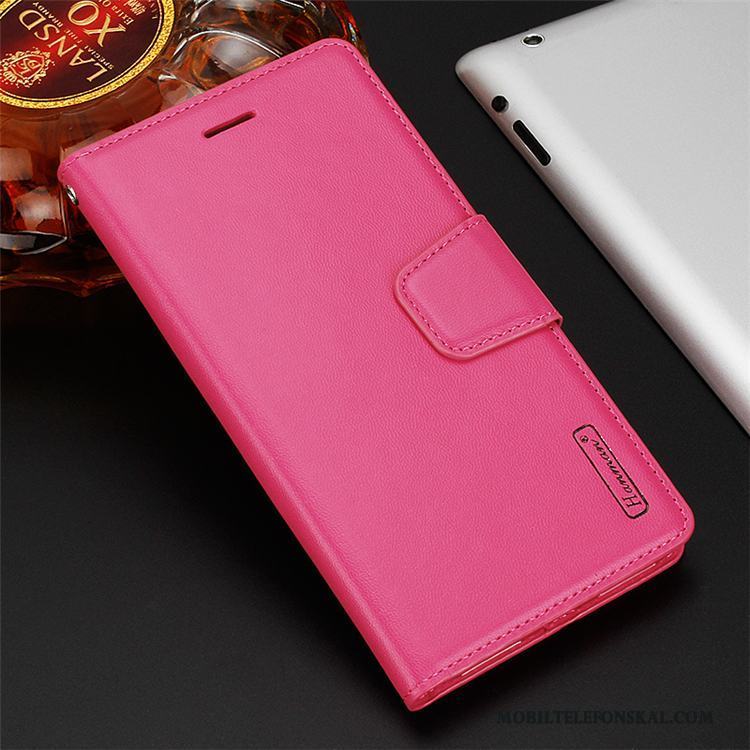Huawei Mate 10 Lite Äkta Läder Rosa Skydd Fodral Mjuk Skal Telefon Fallskydd