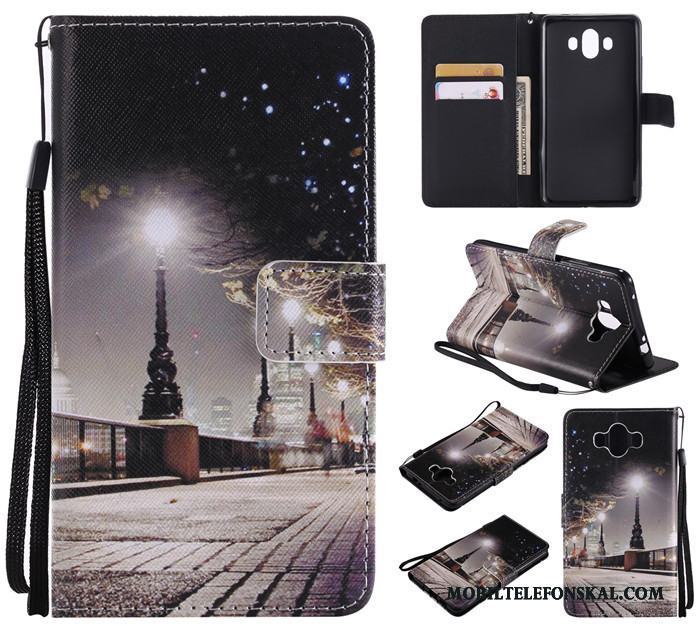 Huawei Mate 10 Ljusblå Clamshell Fallskydd Skal Telefon Fodral Mjuk Tecknat