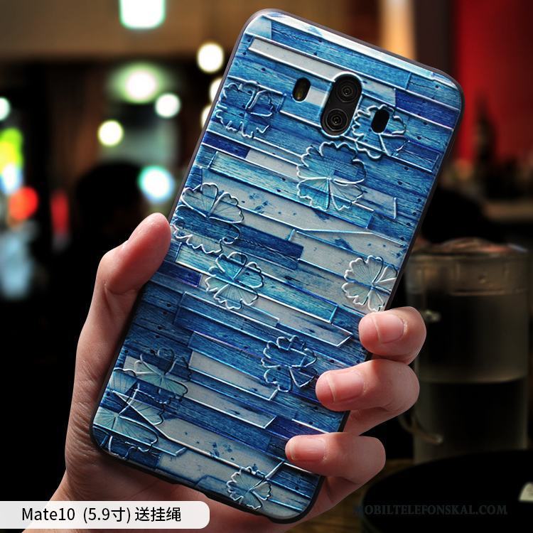 Huawei Mate 10 Mjuk Skal Telefon Kreativa Personlighet Färg Silikon Fallskydd