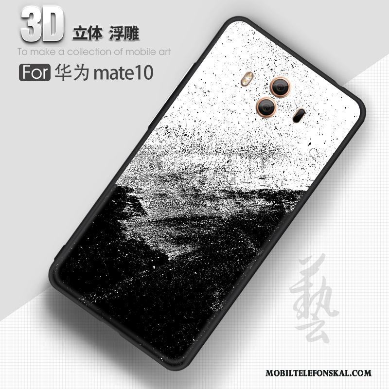 Huawei Mate 10 Personlighet Kreativa Skal Telefon Ljusblå Trend Varumärke Silikon Lättnad