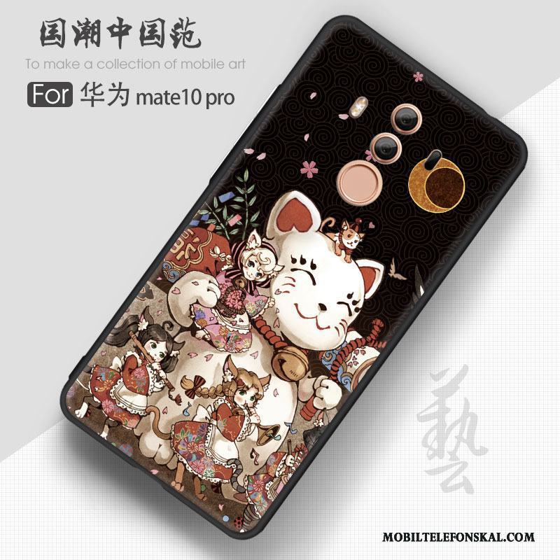 Huawei Mate 10 Pro Anpassa All Inclusive Blå Silikon Fallskydd Kreativa Skal Telefon