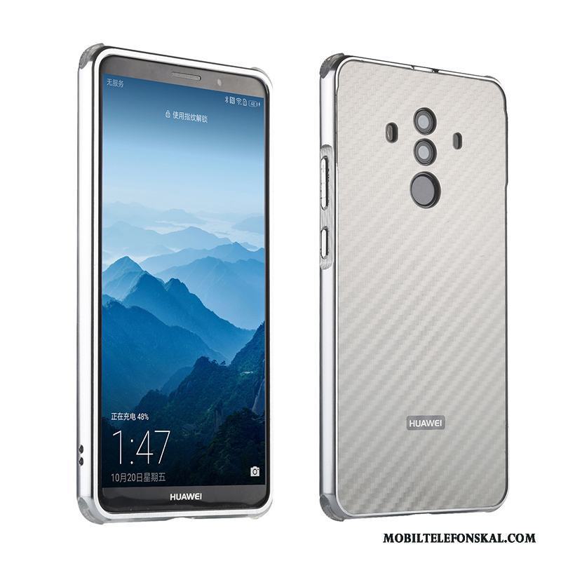 Huawei Mate 10 Pro Bakre Omslag Frame Kreativa Metall Grön Skydd Skal Telefon