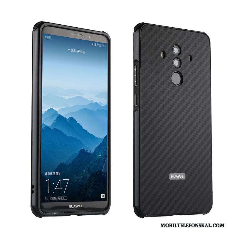 Huawei Mate 10 Pro Bakre Omslag Frame Kreativa Metall Grön Skydd Skal Telefon