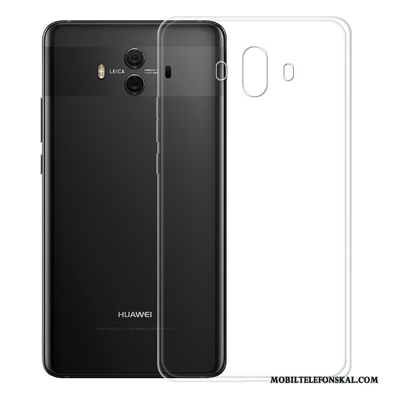 Huawei Mate 10 Pro Elegant Lyxiga Guld Skal Telefon Silikon Transparent Plating