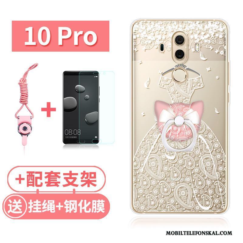 Huawei Mate 10 Pro Fallskydd Silikon Kanin Fodral All Inclusive Skal Transparent