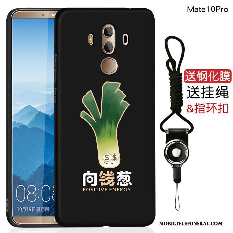 Huawei Mate 10 Pro Fallskydd Skal Telefon Svart Personlighet Mjuk All Inclusive Fodral