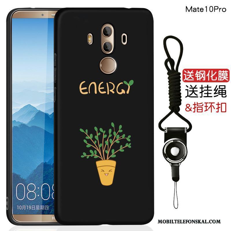 Huawei Mate 10 Pro Fallskydd Skal Telefon Svart Personlighet Mjuk All Inclusive Fodral