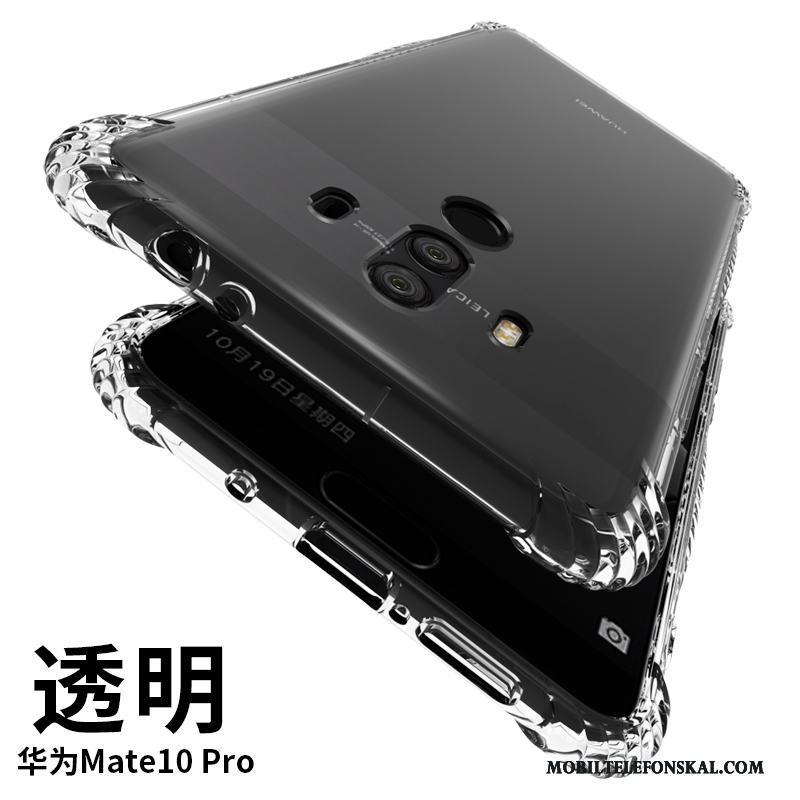 Huawei Mate 10 Pro Guld All Inclusive Skydd Fodral Skal Telefon Silikon Mjuk