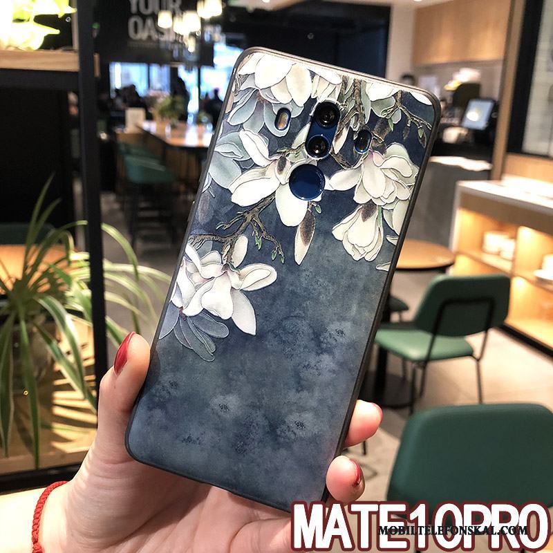 Huawei Mate 10 Pro Hemming Skydd Skal Hängsmycken Telefon Fodral Gul