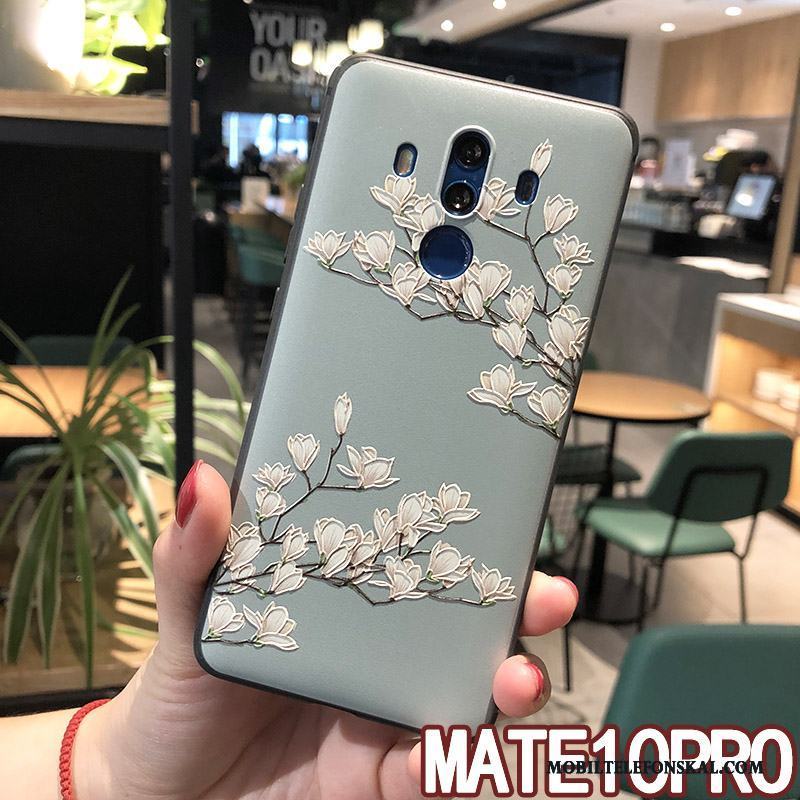 Huawei Mate 10 Pro Hemming Skydd Skal Hängsmycken Telefon Fodral Gul