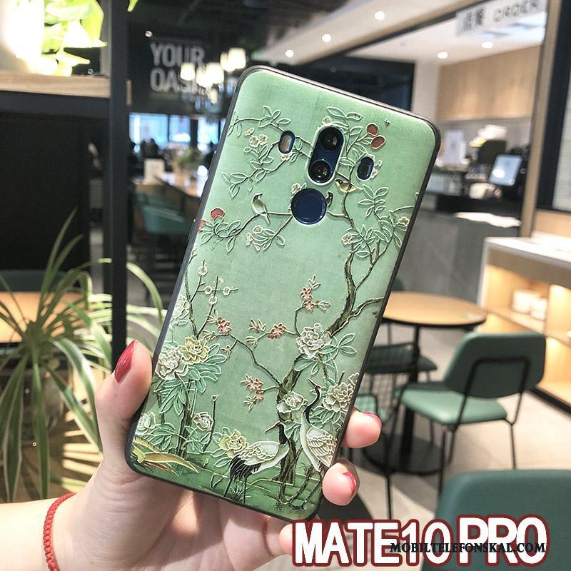 Huawei Mate 10 Pro Hemming Skydd Skal Hängsmycken Telefon Fodral Gul