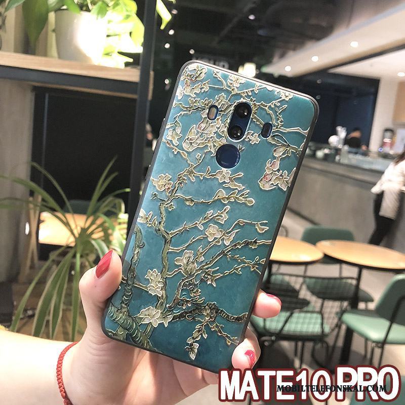 Huawei Mate 10 Pro Hemming Skydd Skal Hängsmycken Telefon Fodral Gul