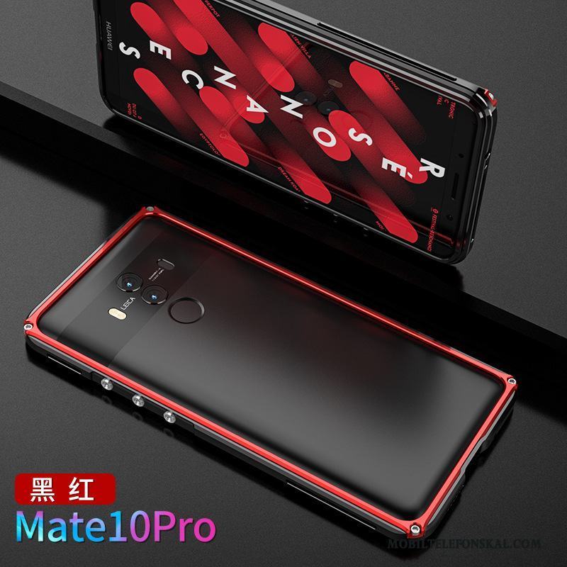 Huawei Mate 10 Pro Metall Frame Fodral Kreativa Skal Telefon Personlighet Silver