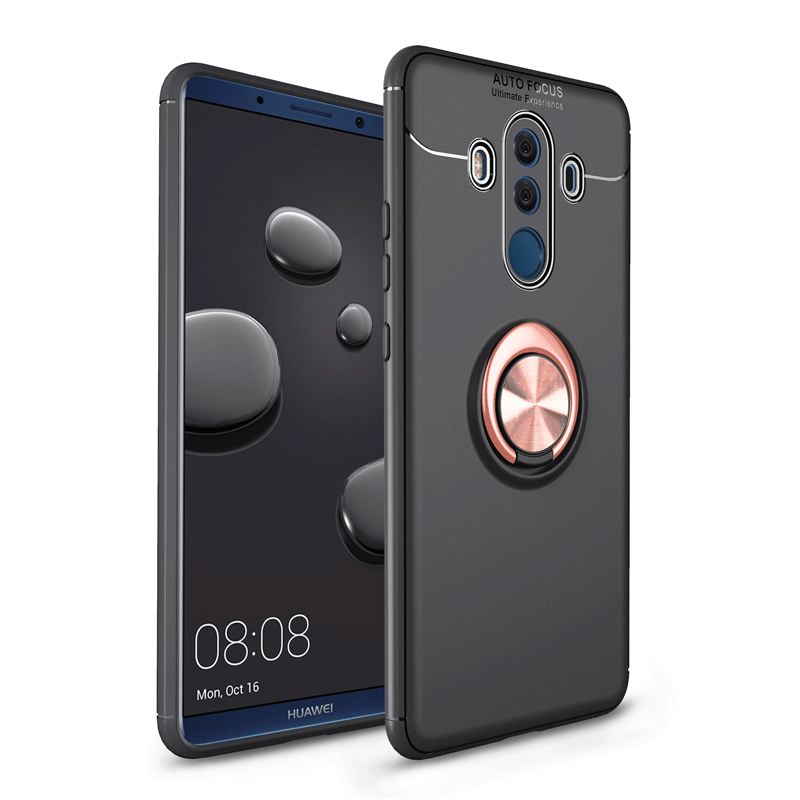 Huawei Mate 10 Pro Skal Nubuck Silikon Telefon Blå All Inclusive Mjuk