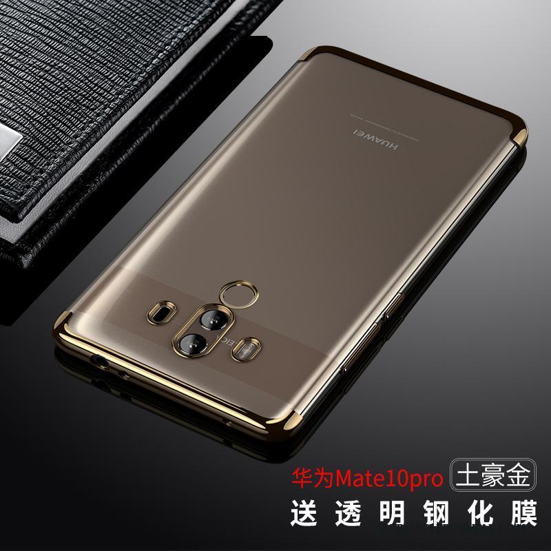 Huawei Mate 10 Pro Skal Slim Transparent Mjuk Telefon Blå Fodral
