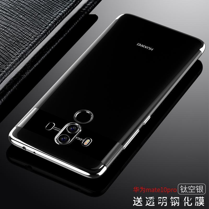 Huawei Mate 10 Pro Skal Slim Transparent Mjuk Telefon Blå Fodral