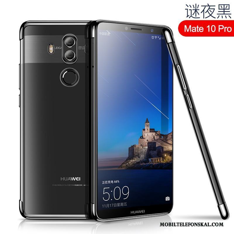 Huawei Mate 10 Pro Skal Telefon Fallskydd Röd All Inclusive Slim Transparent Mjuk