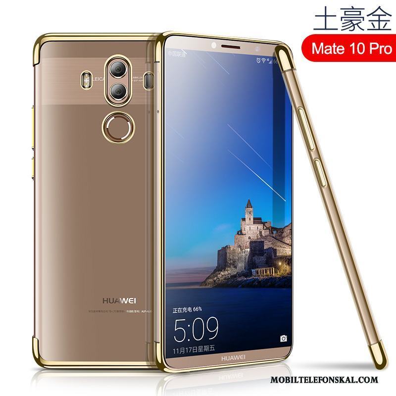 Huawei Mate 10 Pro Skal Telefon Fallskydd Röd All Inclusive Slim Transparent Mjuk