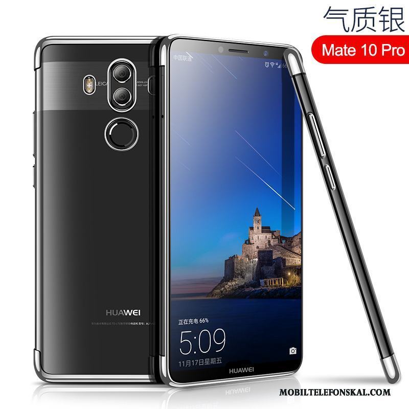 Huawei Mate 10 Pro Skal Telefon Fallskydd Röd All Inclusive Slim Transparent Mjuk