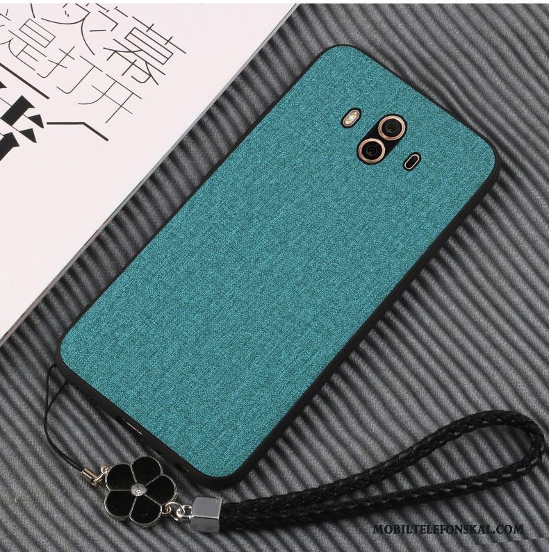 Huawei Mate 10 Silikon All Inclusive Fodral Mjuk Skydd Grön Skal Telefon