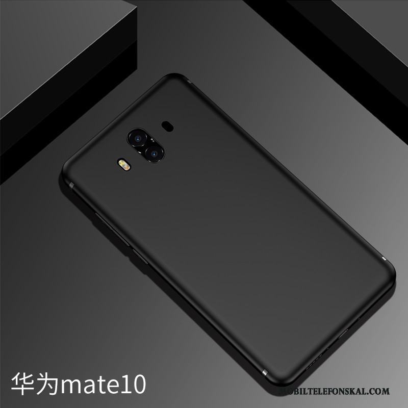 Huawei Mate 10 Silikon Nubuck Blå Mjuk Skal Telefon Fodral