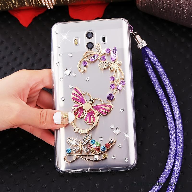 Huawei Mate 10 Skal All Inclusive Hängsmycken Guld Skydd Fallskydd Kreativa Silikon