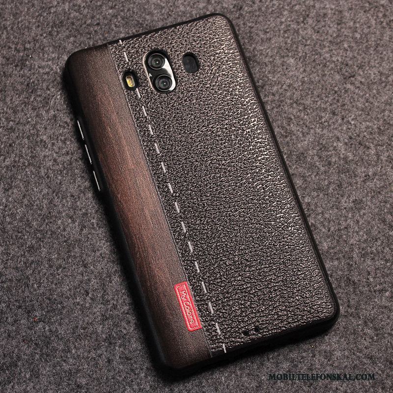 Huawei Mate 10 Skal Nubuck Skydd Gul Lättnad Fallskydd Silikon Fodral