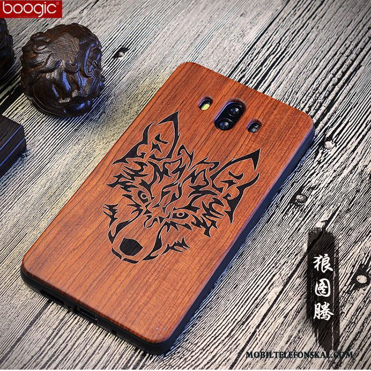 Huawei Mate 10 Skal Personlighet All Inclusive Kreativa Wood Skydd Fallskydd Retro