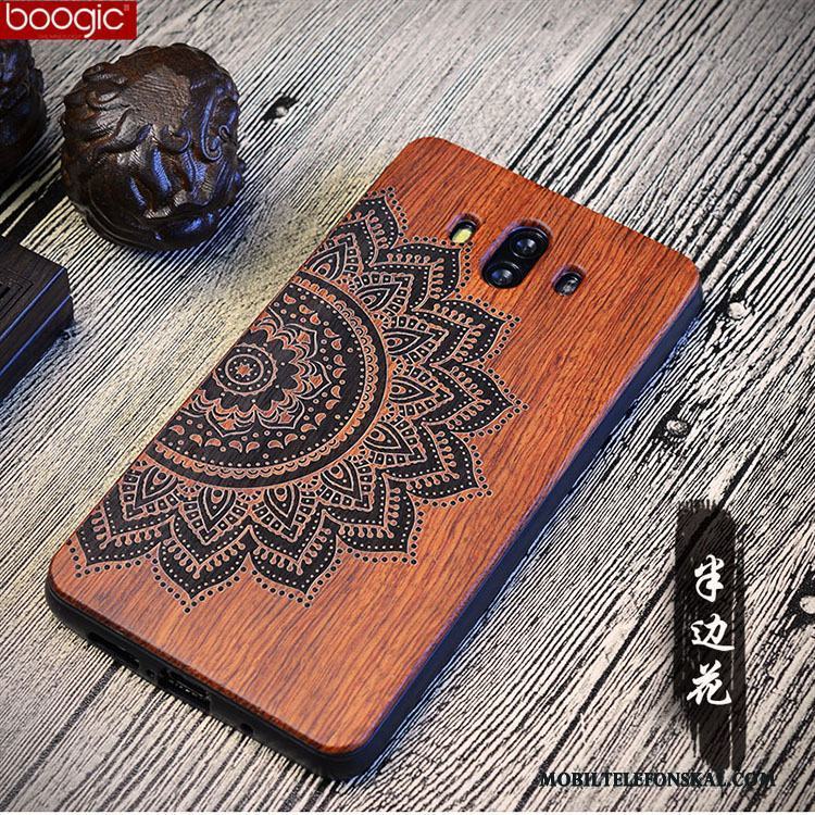 Huawei Mate 10 Skal Personlighet All Inclusive Kreativa Wood Skydd Fallskydd Retro