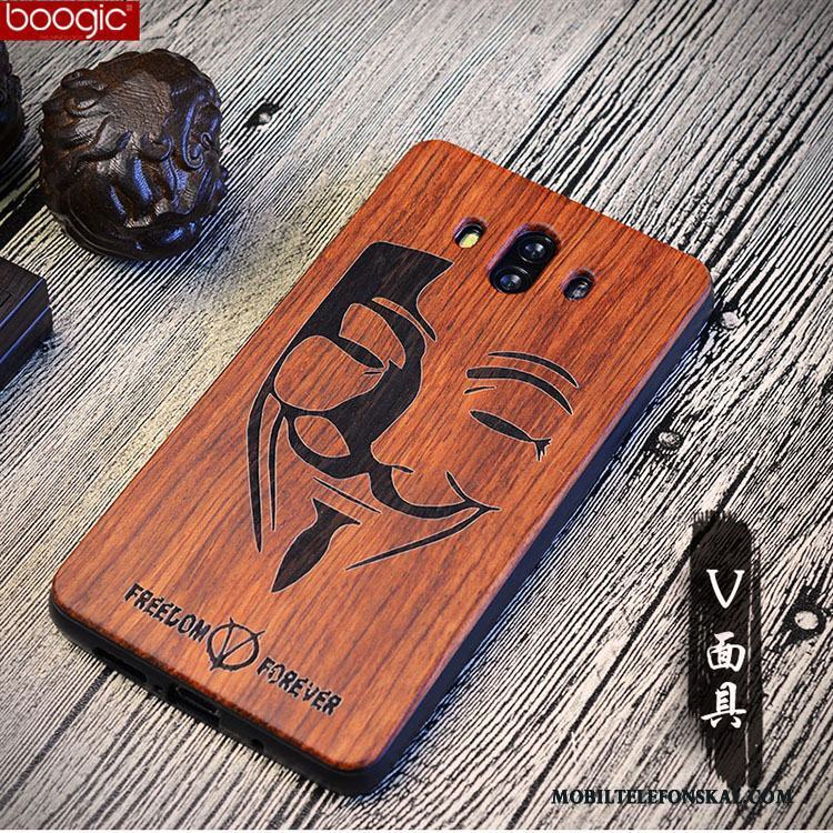 Huawei Mate 10 Skal Personlighet All Inclusive Kreativa Wood Skydd Fallskydd Retro