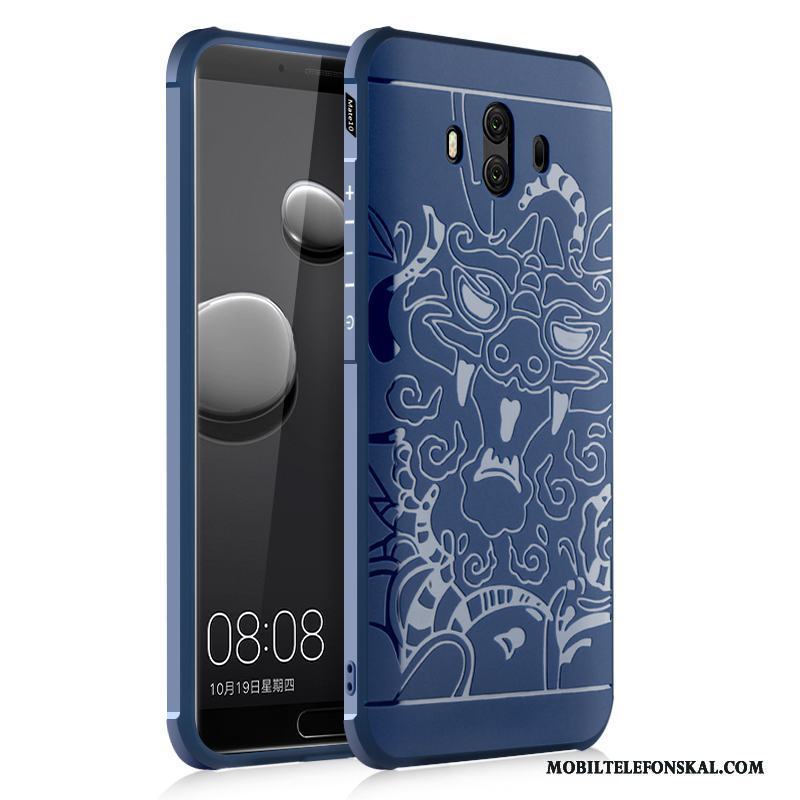 Huawei Mate 10 Skal Silikon Mjuk Skydd Personlighet All Inclusive Fodral Nubuck