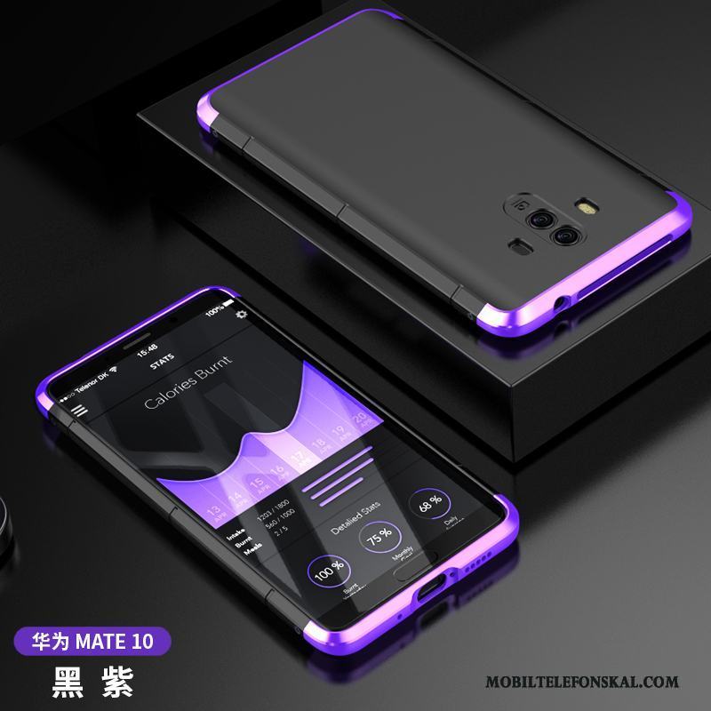 Huawei Mate 10 Skal Telefon Metall Fallskydd All Inclusive Personlighet Trend Nubuck