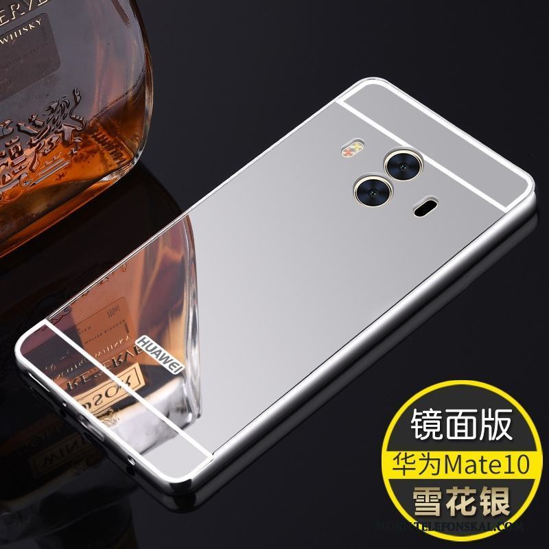Huawei Mate 10 Skal Telefon Metall Fodral Guld Skydd