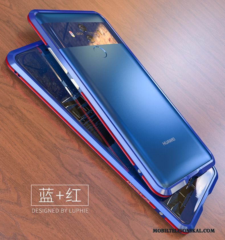 Huawei Mate 10 Skal Telefon Slim Metall Guld Frame Skydd