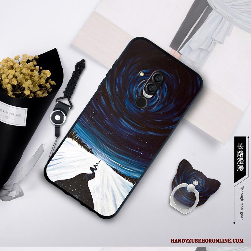 Huawei Mate 20 Lite Rosa Härdning Mjuk Skärmskydd Film Skal Telefon Trend Fodral