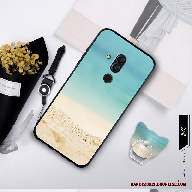 Huawei Mate 20 Lite Rosa Härdning Mjuk Skärmskydd Film Skal Telefon Trend Fodral