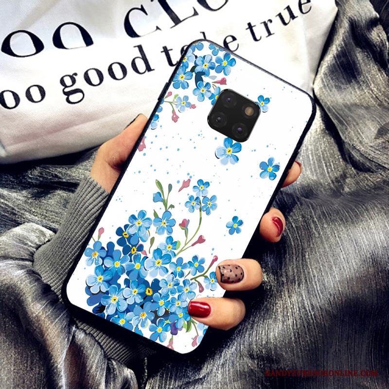 Huawei Mate 20 Pro Skal Telefon Vit Mode Trend Mobil Telefon Fodral Fallskydd