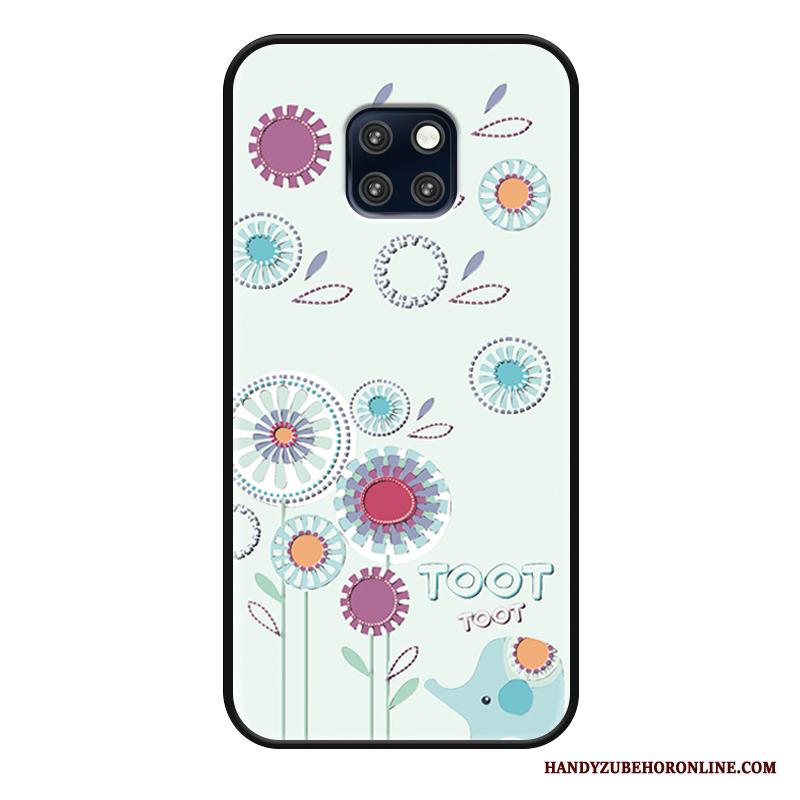 Huawei Mate 20 Rs Skal Skydd Enkel Maskros Katt Pulver Stor Vacker